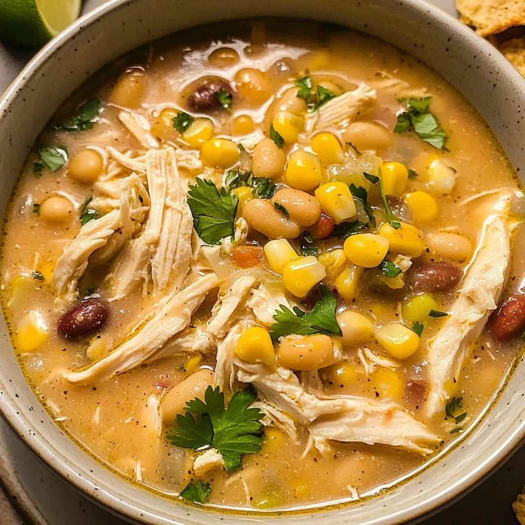 Healthy White Chicken Chili