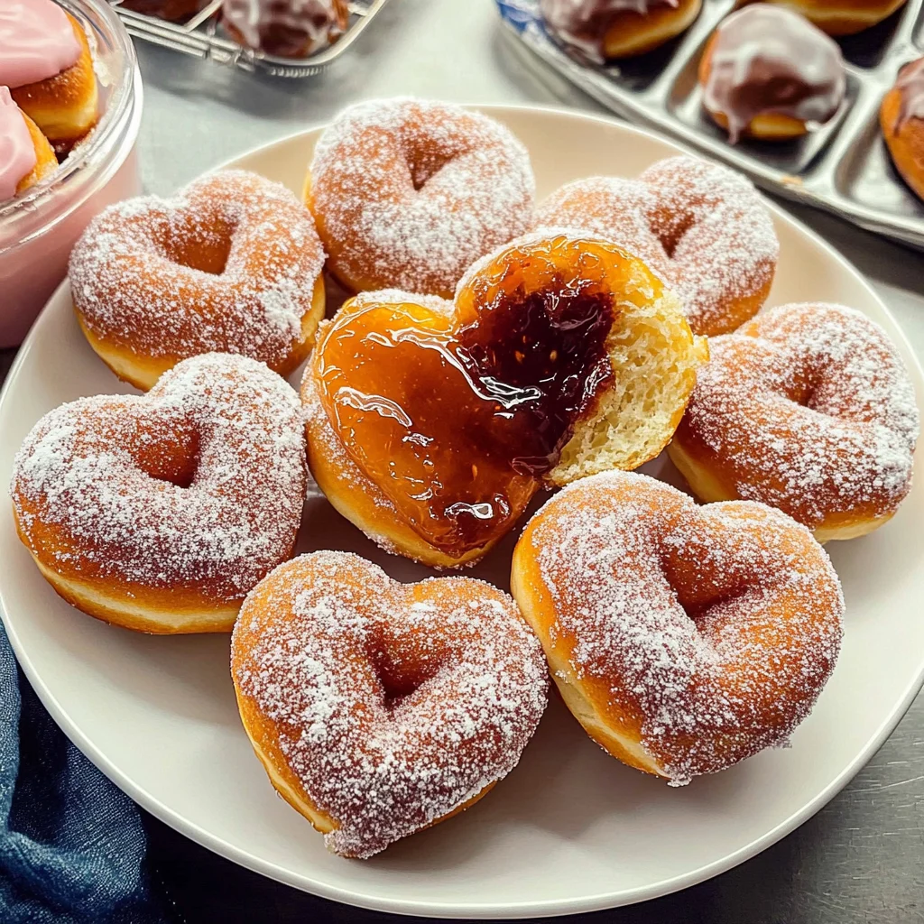Heart-Shaped Doughnuts
