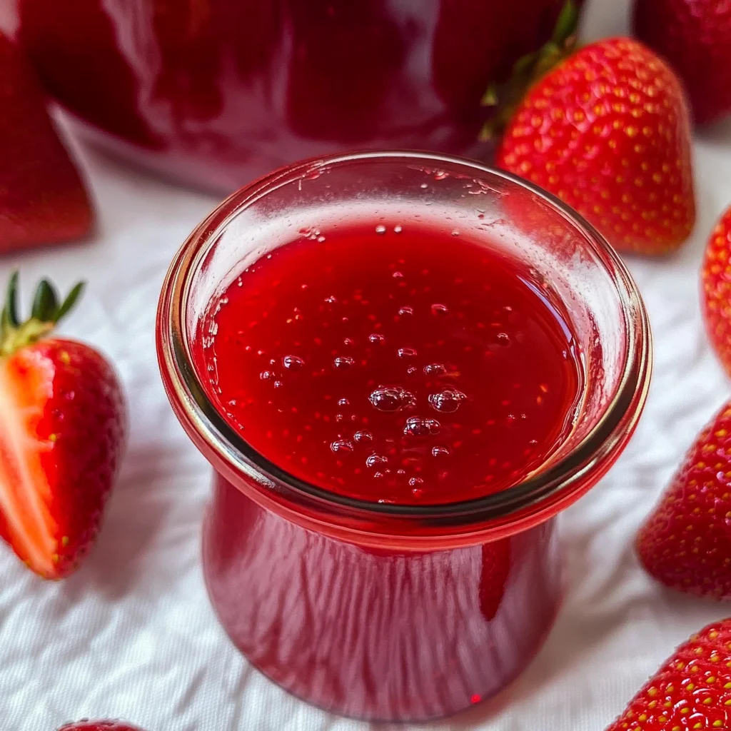 Homemade Strawberry Syrup Recipe
