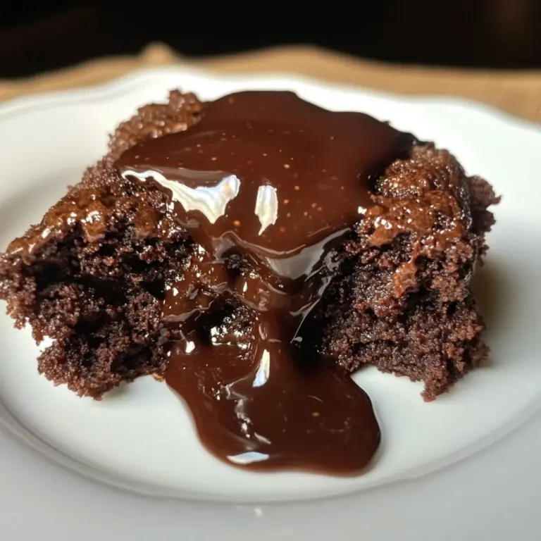 Hot Fudge Chocolate Pudding Cake