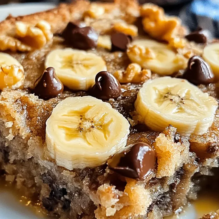 Irresistible Banana Bread Cobbler with a Gooey Twist