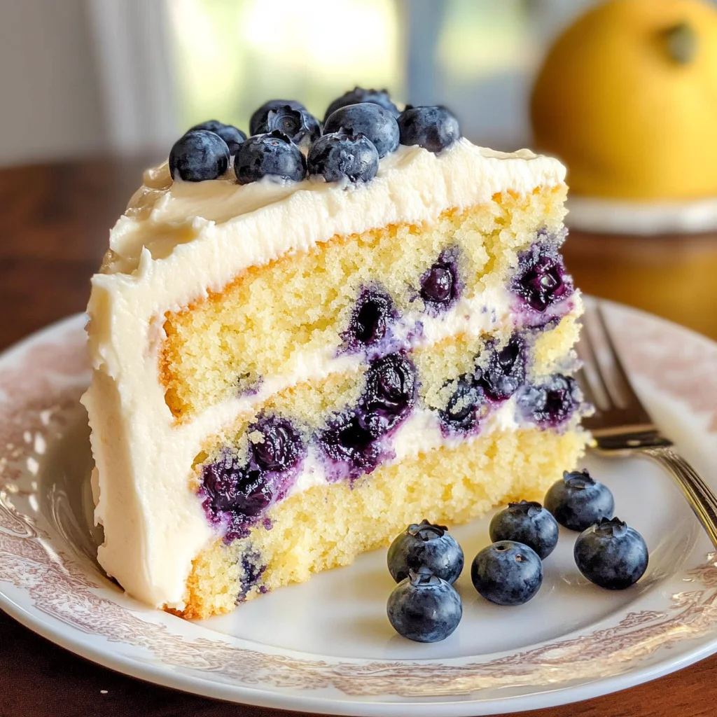 Lemon Blueberry Cake