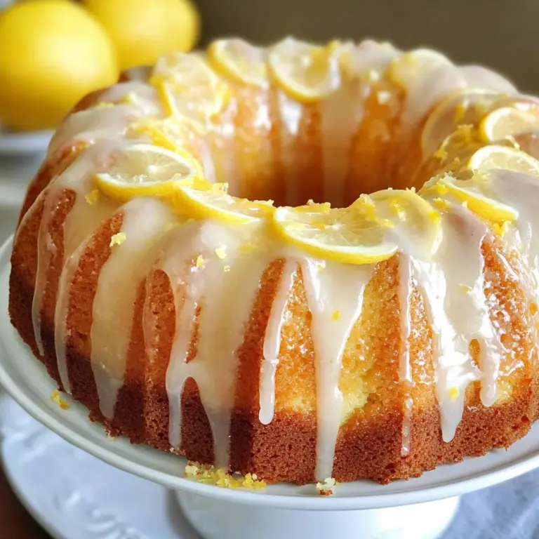 Lemon Bundt Cake