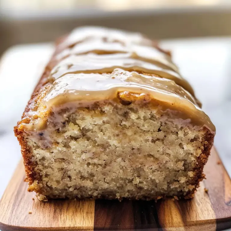 Maple Glazed Banana Bread