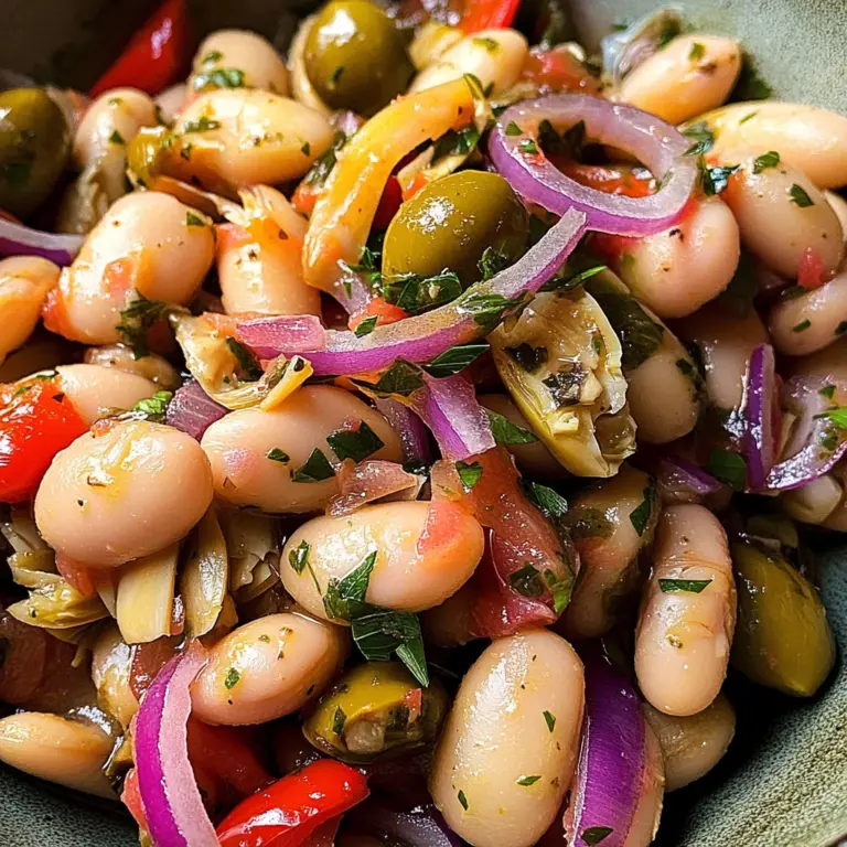 Marinated Butter Beans