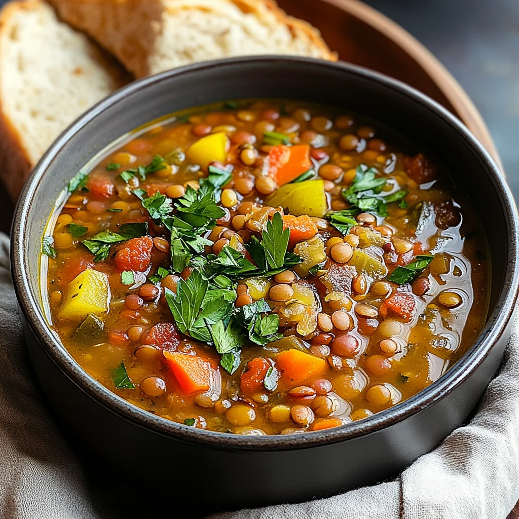 Mediterranean Lentil Soup