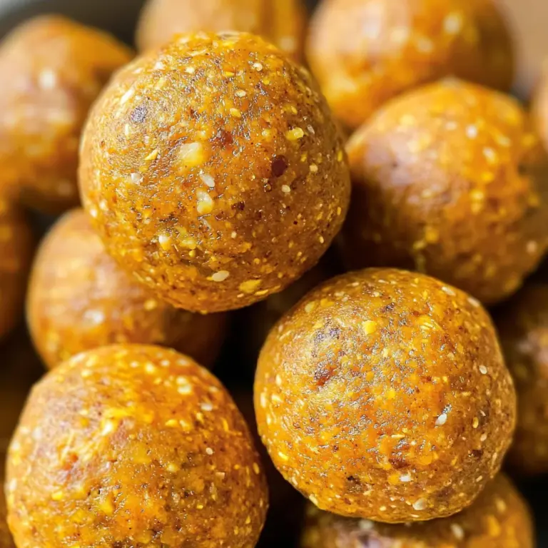 No-Bake Healthy Pumpkin Pie Energy Balls