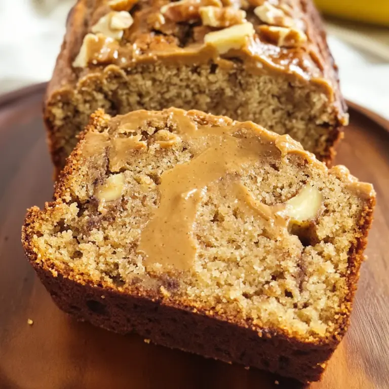 Peanut Butter Banana Bread