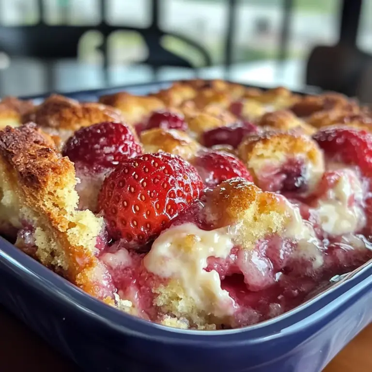Perfect Strawberry Cream Cheese Cobbler Recipe