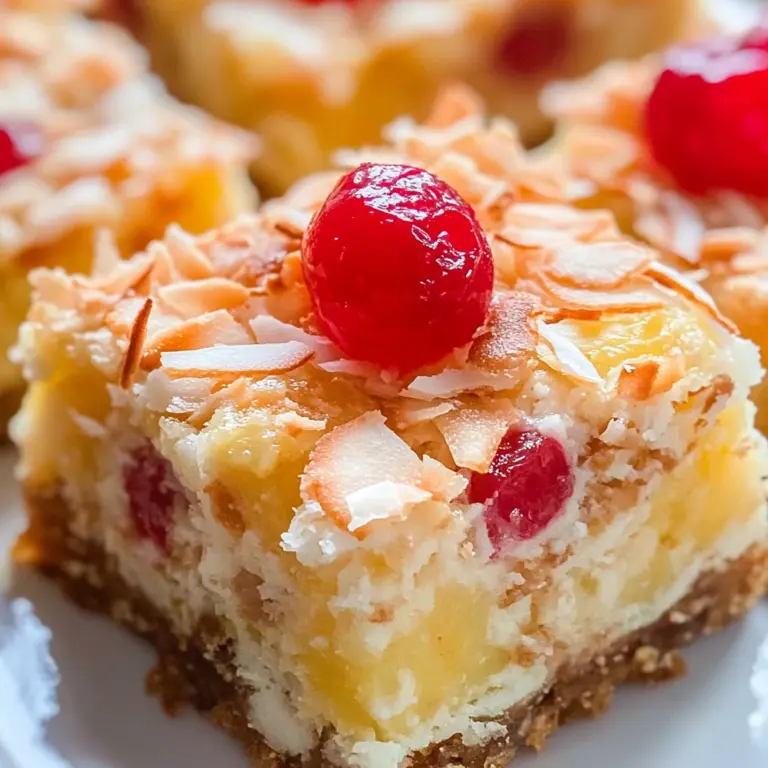 Pina Colada Seven Layer Bars