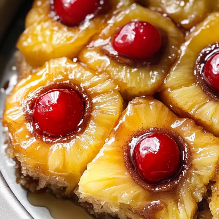 Pineapple Upside Down Cinnamon Rolls