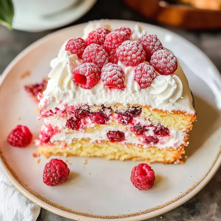 Raspberry Olive Oil Cake
