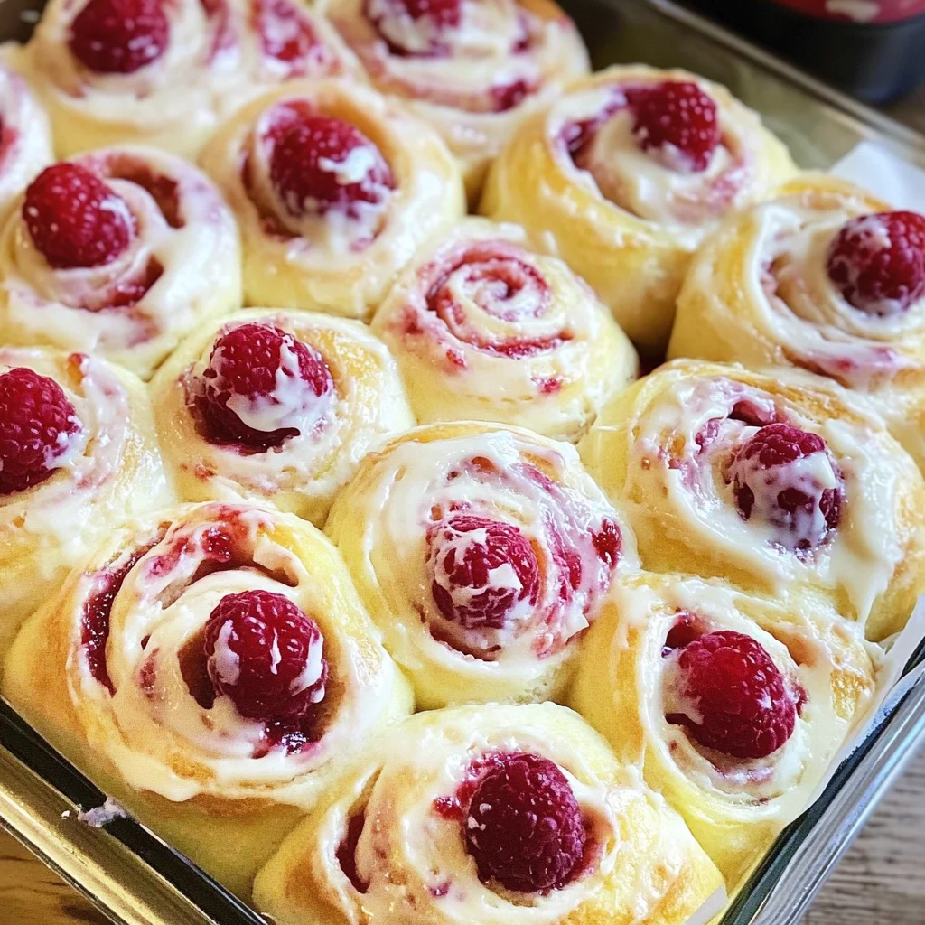 Raspberry Sweet Rolls