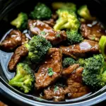 Savory Crock Pot Beef and Broccoli - Alrightwithme