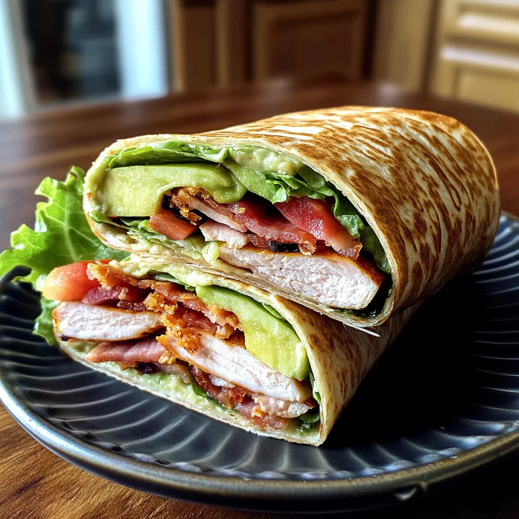 Scrumptious Turkey Avocado Club Wrap: 10-Minute Lunch Bliss