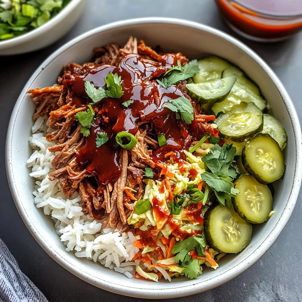 Slow Cooker Pulled beef Bowls Recipe