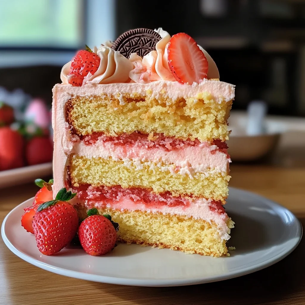 Strawberry Crunch Cake The Easiest Recipe Ever