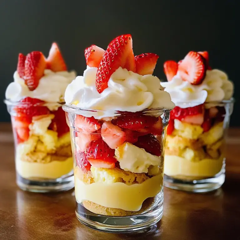 Strawberry Lemon Curd Parfaits