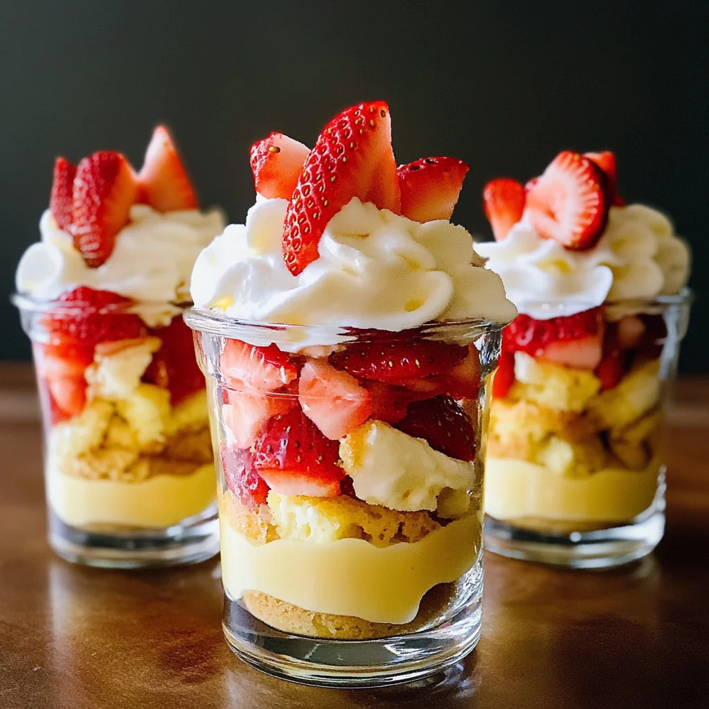 Strawberry Lemon Curd Parfaits