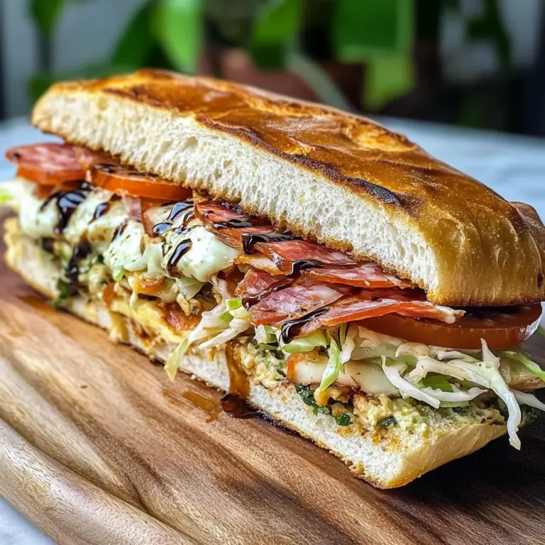 The Ultimate Gourmet Ciabatta Sandwich