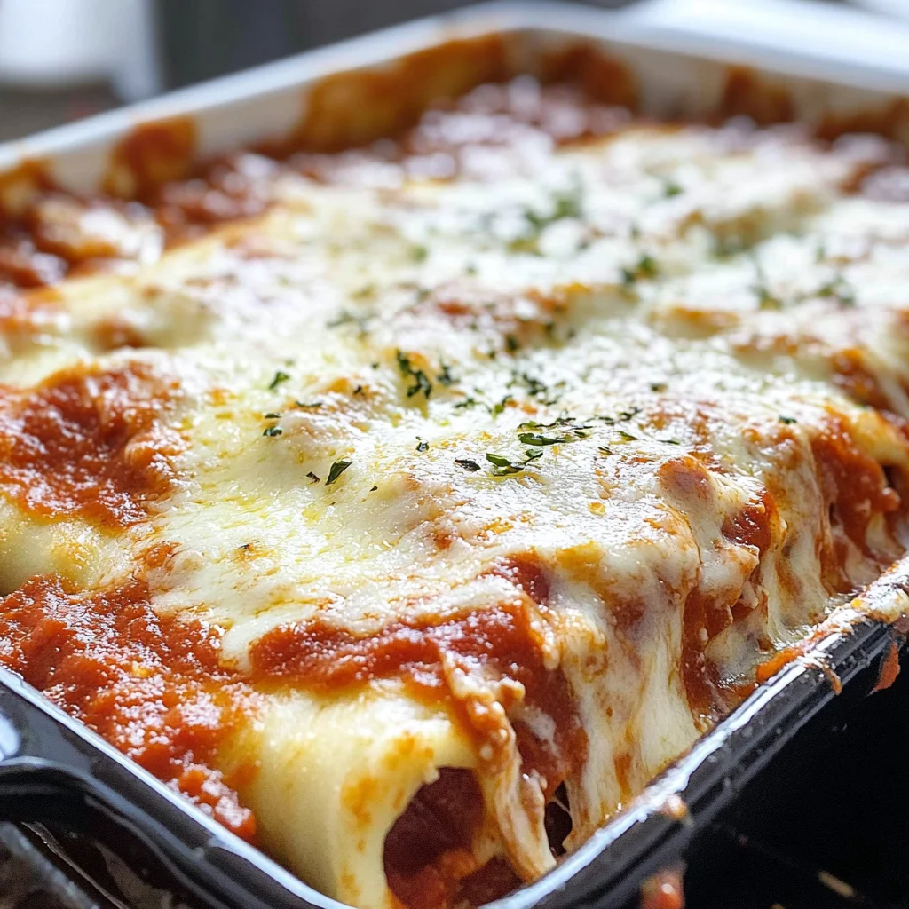 Three Cheese Manicotti