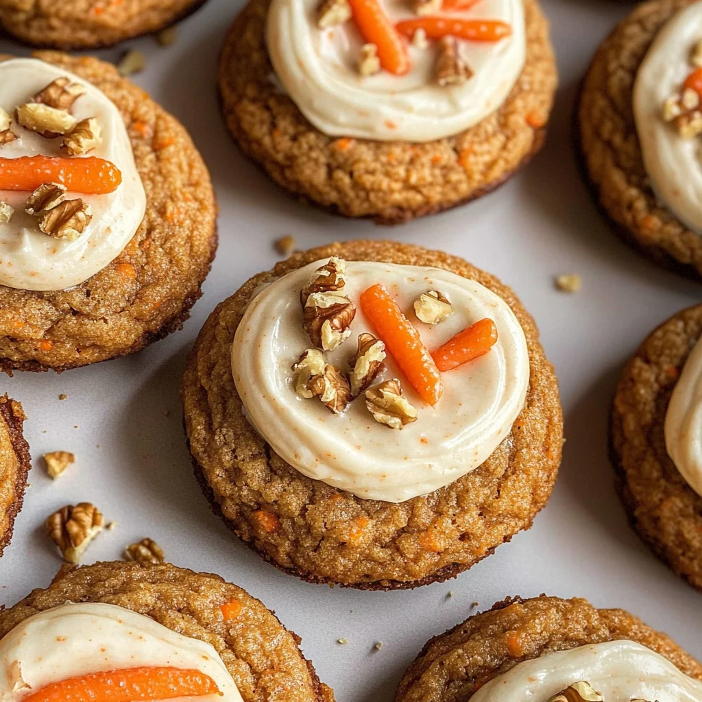 Vegan Carrot Cake Cookies