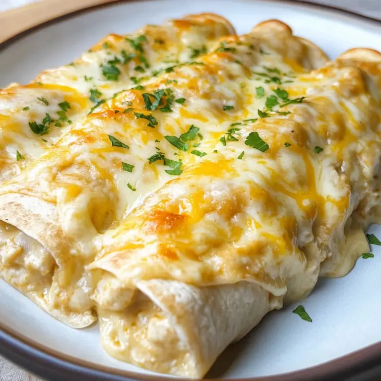White Chicken Enchiladas