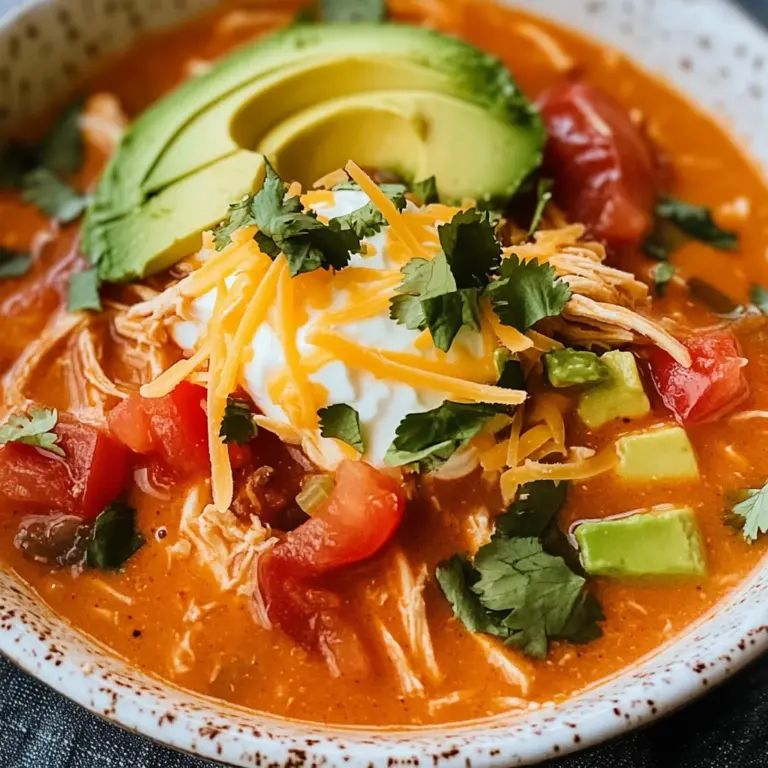 Zesty Mexican Chicken Soup